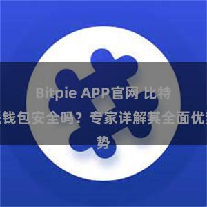 Bitpie APP官网 比特派钱包安全吗？专家详解其全面优势