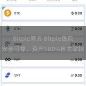 Bitpie官方 Bitpie钱包安全可靠，资产100%自主掌控