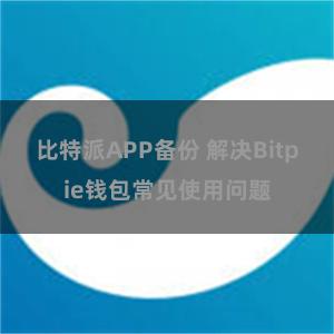 比特派APP备份 解决Bitpie钱包常见使用问题