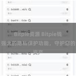 Bitpie资源 Bitpie钱包：强大的隐私保护功能，守护您的资产