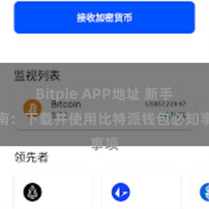 Bitpie APP地址 新手指南：下载并使用比特派钱包必知事项