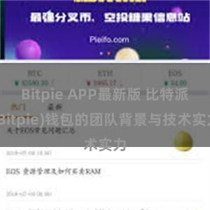 Bitpie APP最新版 比特派(Bitpie)钱包的团队背景与技术实力