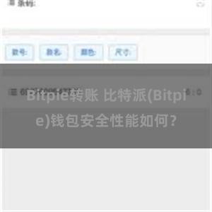 Bitpie转账 比特派(Bitpie)钱包安全性能如何？