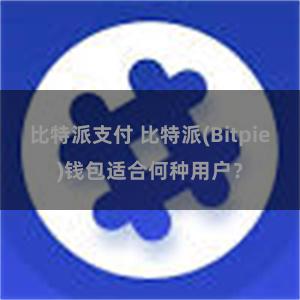 比特派支付 比特派(Bitpie)钱包适合何种用户？