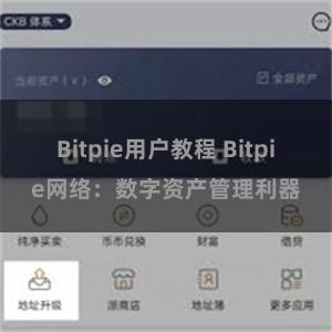 Bitpie用户教程 Bitpie网络：数字资产管理利器