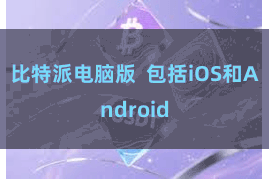 比特派电脑版  包括iOS和Android